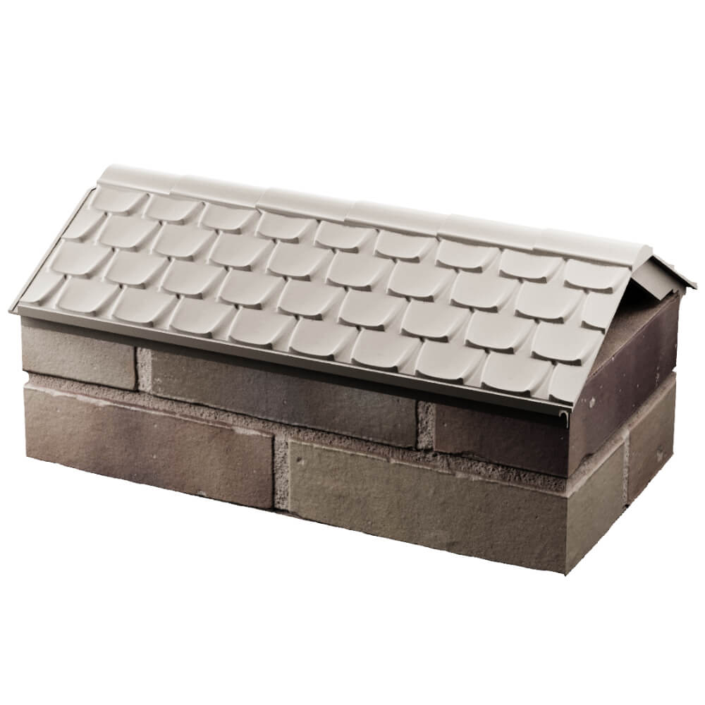 Парапет Zking Эльбрус Бежевый с посадкой на 1 кирпич (255мм) в Аксубаево фото