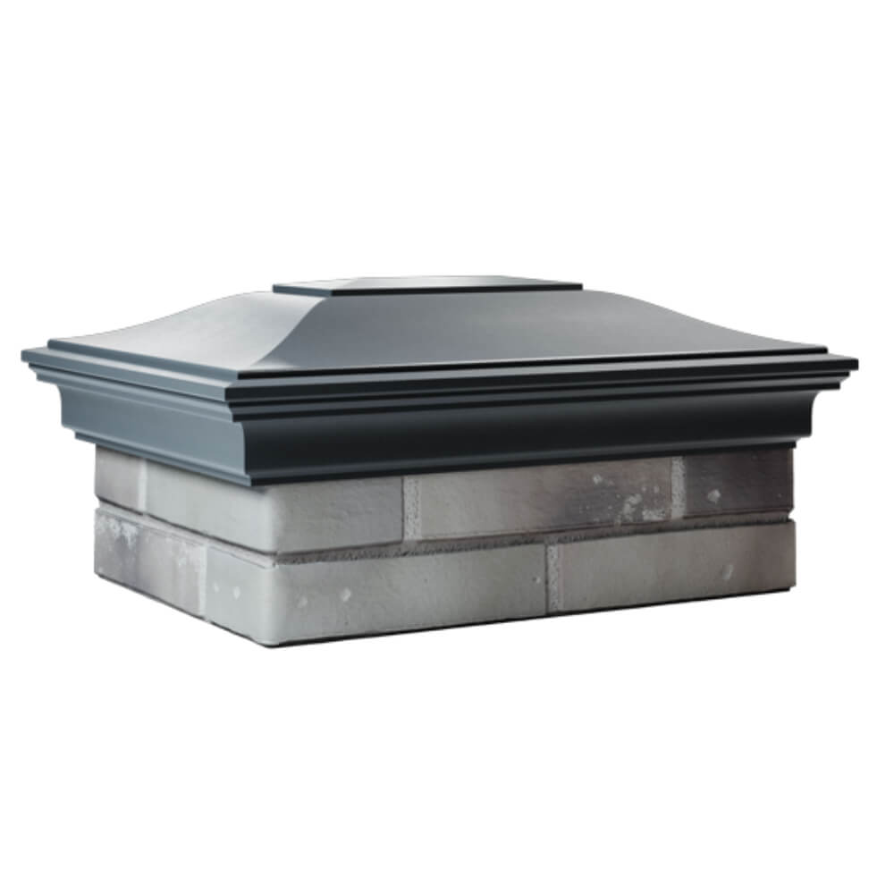 Колпак Zking Монблан Серый на столб 2х1.5 кирпича (515х385мм) в Аксубаево фото