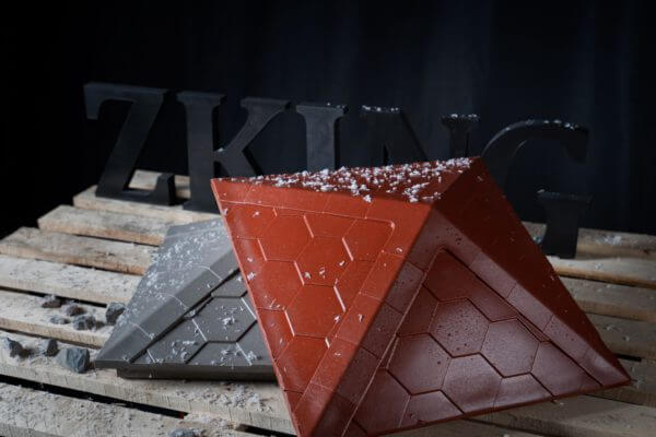 Колпак Zking Эверест Красный на столб 1.5х1.5 кирпича (390х390мм) в Аксубаево фото