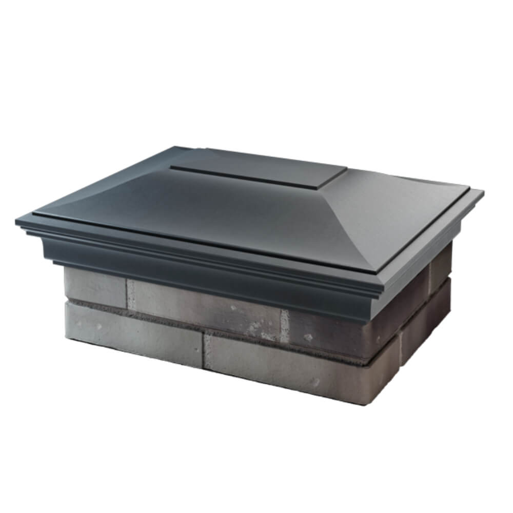 Колпак Zking Монблан Серый на столб 2х1.5 кирпича (515х385мм) в Аксубаево фото