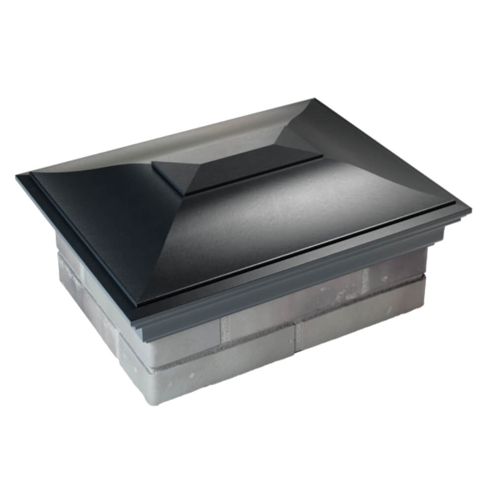 Колпак Zking Монблан Черный на столб 2х1.5 кирпича (515х385мм) Аксубаево фото