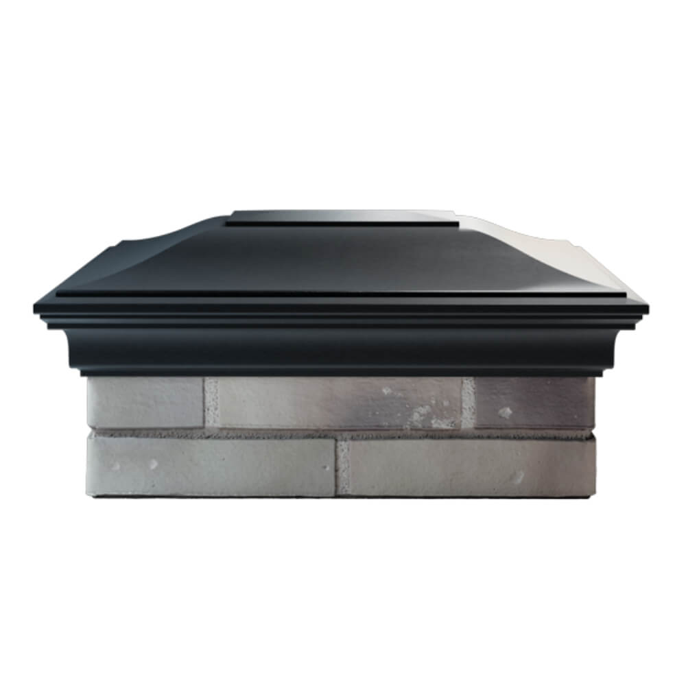 Колпак Zking Монблан Черный на столб 2х1.5 кирпича (515х385мм) в Аксубаево фото