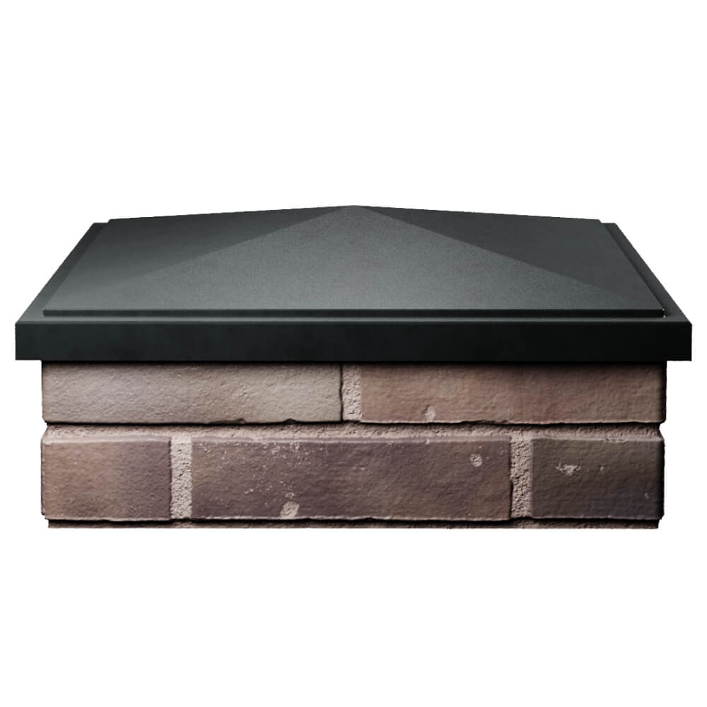 Колпак Zking БонаМоно Черный на столб 2х2 кирпича (515х515, 530х530мм) Аксубаево фото