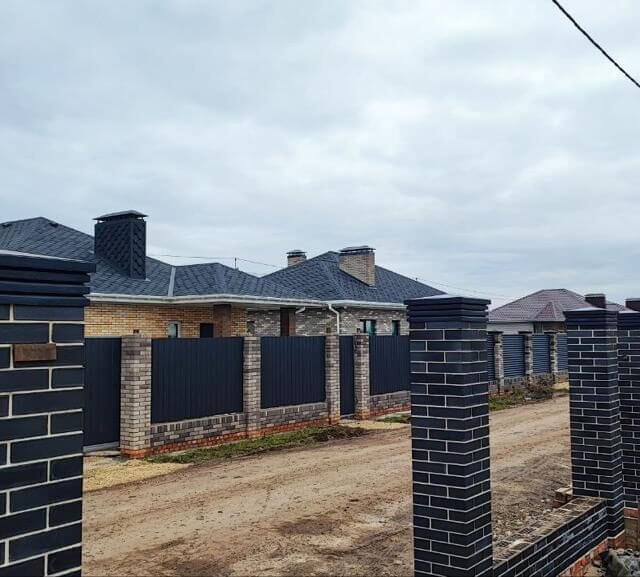 Колпак Zking Бона ХайТек Серый на столб 1.5х1.5 кирпича (385х385мм) в Аксубаево фото