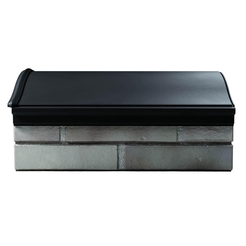 Парапет Zking Монблан Черный посадка на 1.5 кирпича (355/385мм) в Аксубаево фото