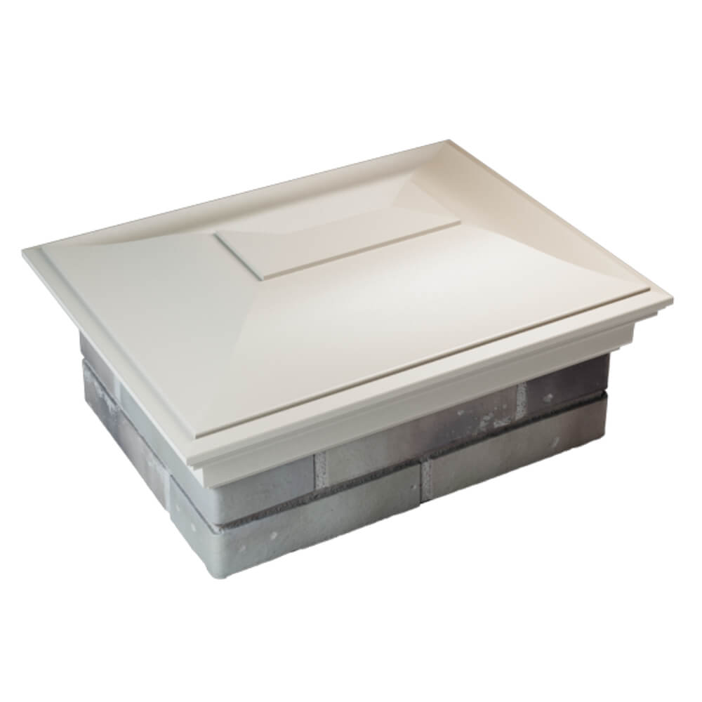 Колпак Zking Монблан Бежевый на столб 2х1.5 кирпича (515х385мм) Аксубаево фото