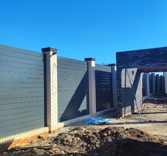 Колпак Zking Бона ХайТек Серый на столб 1.5х1.5 кирпича (385х385мм) в Аксубаево фото