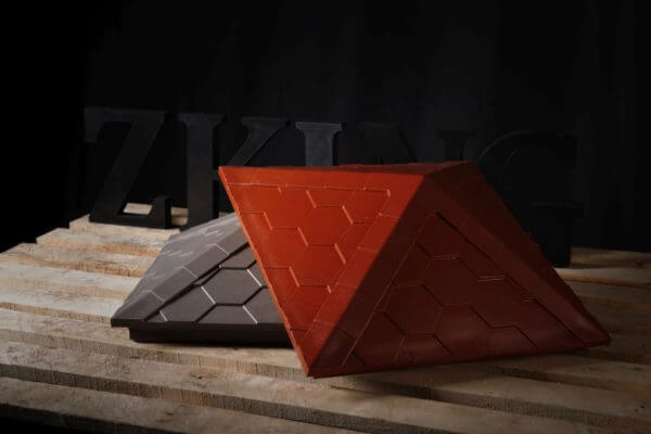 Колпак Zking Эверест Красный на столб 1.5х1.5 кирпича (390х390мм) в Аксубаево фото