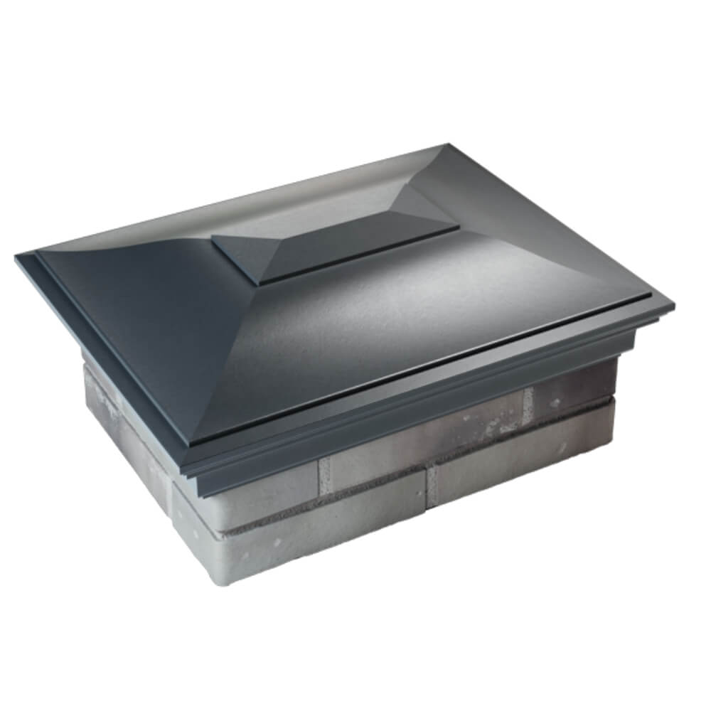 Колпак Zking Монблан Серый на столб 2х1.5 кирпича (515х385мм) Аксубаево фото