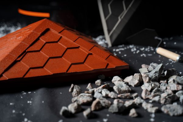 Колпак Zking Эверест Красный на столб 1.5х1.5 кирпича (390х390мм) в Аксубаево фото