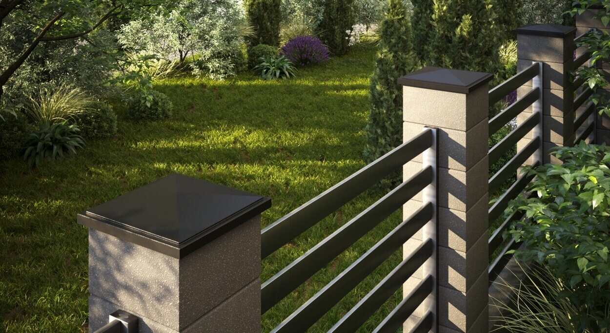 Колпак Zking БонаМоно Коричневый на столб 1.5х1.5 кирпича (385х385, 400х400мм) в Аксубаево фото