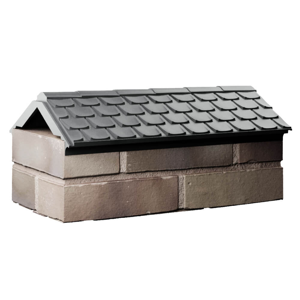 Парапет Zking Эльбрус Серый с посадкой на 1 кирпич (255мм) Аксубаево фото