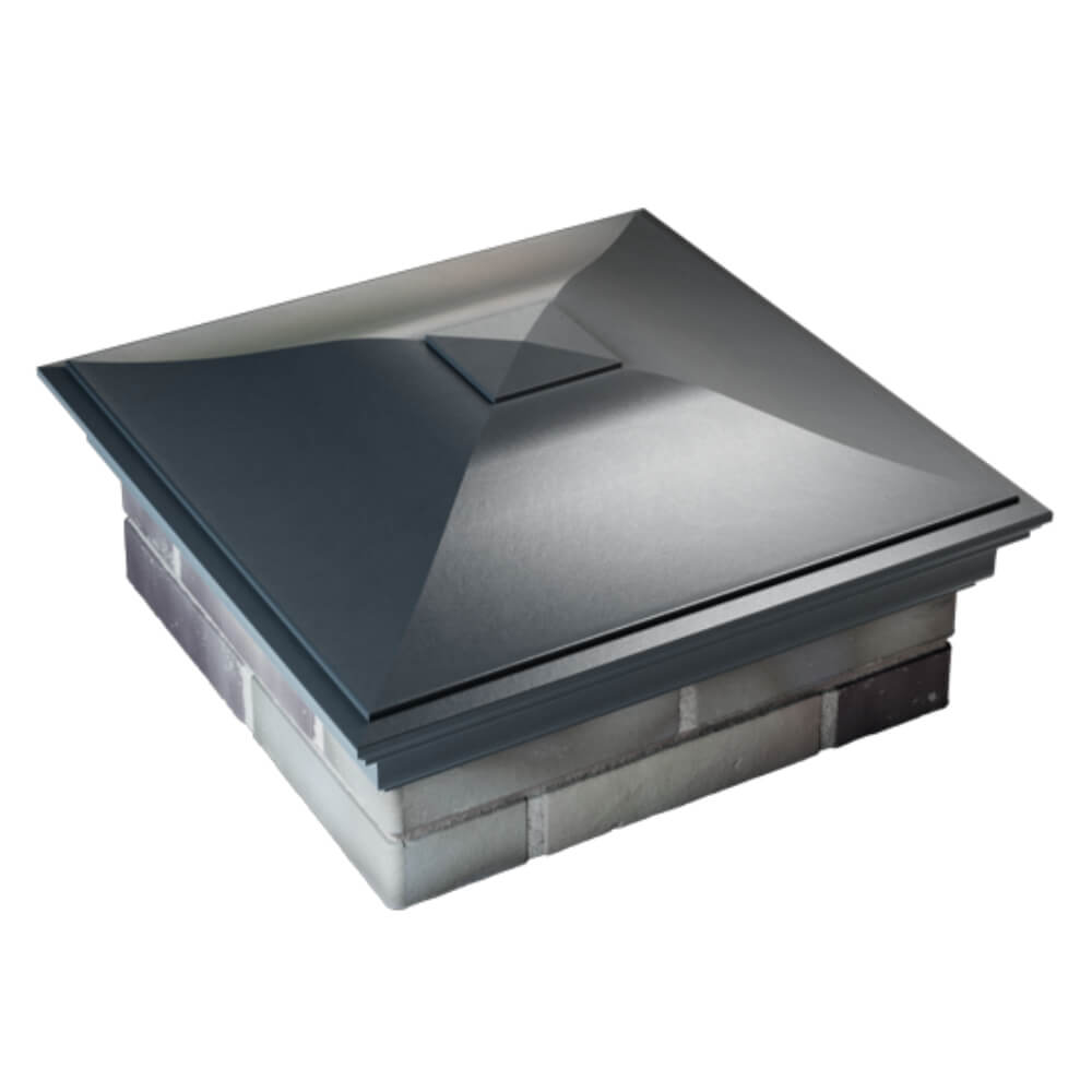 Колпак Zking Монблан Серый на столб 2х2 кирпича (515х515мм) Аксубаево фото