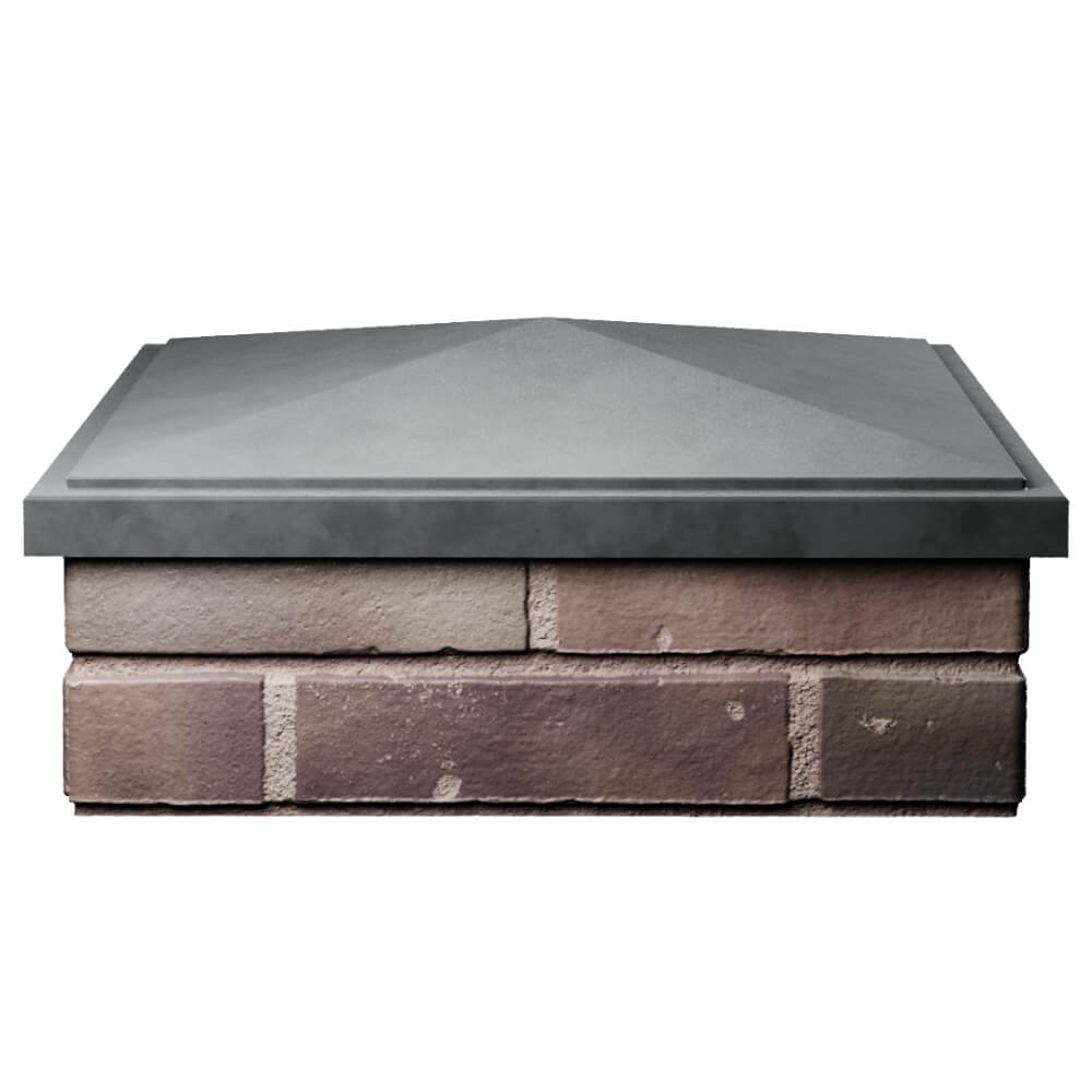 Колпак Zking БонаМоно Серый на столб 2х2 кирпича (515х515, 530х530мм) Аксубаево фото