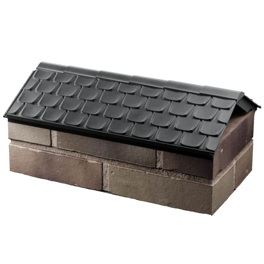 Парапет Zking Эльбрус Серый с посадкой на 1 кирпич (255мм) в Аксубаево фото