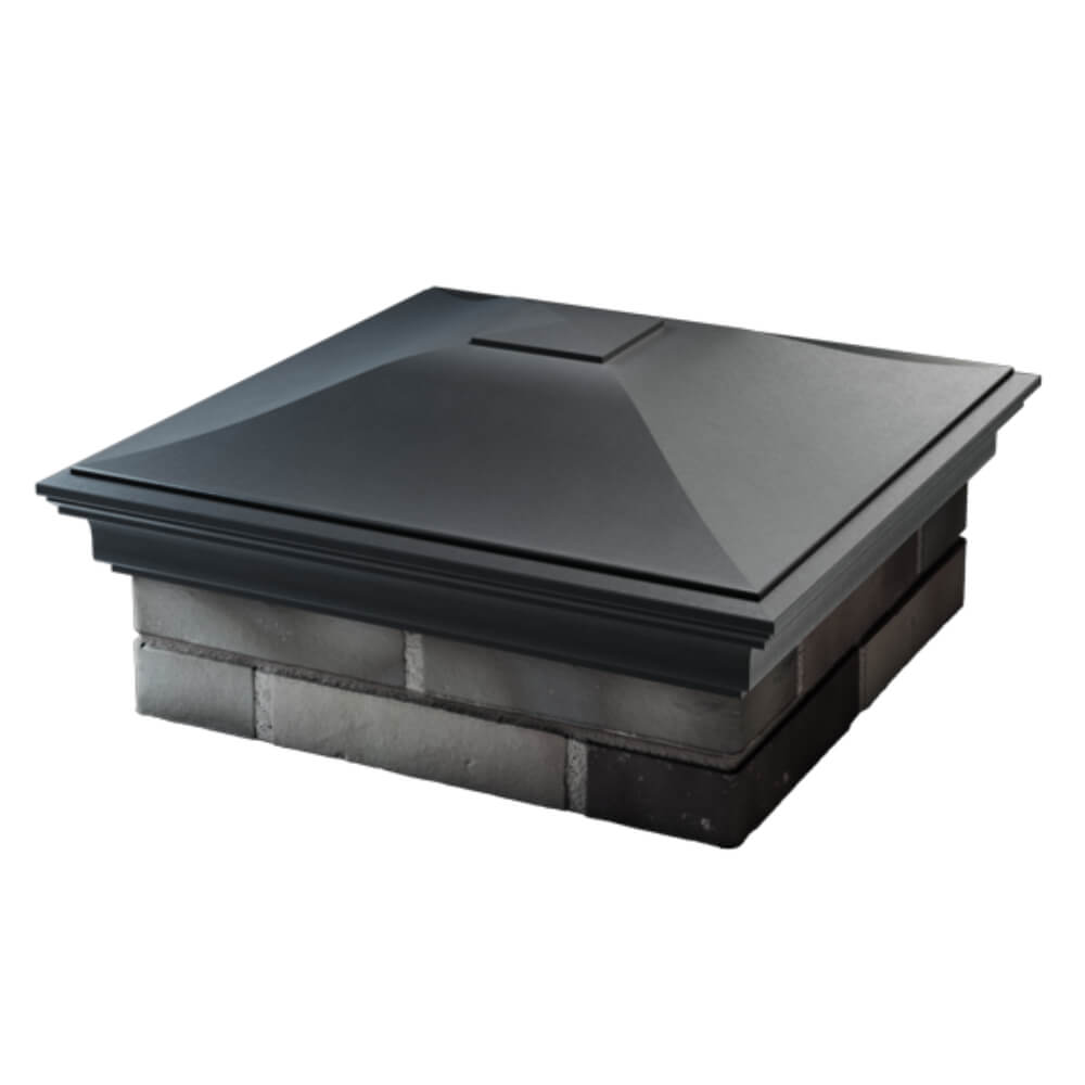 Колпак Zking Монблан Серый на столб 2х2 кирпича (515х515мм) в Аксубаево фото