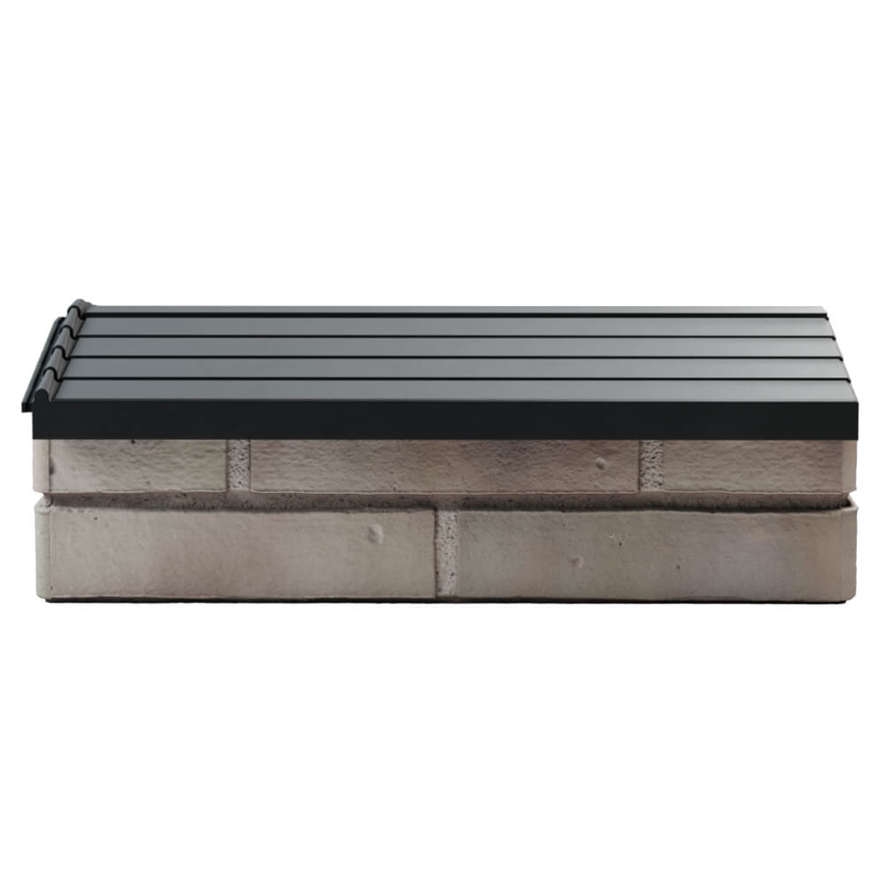 Парапет Zking Бона ХайТек Серый с посадкой на 1 кирпич (200/225/255мм) в Аксубаево фото