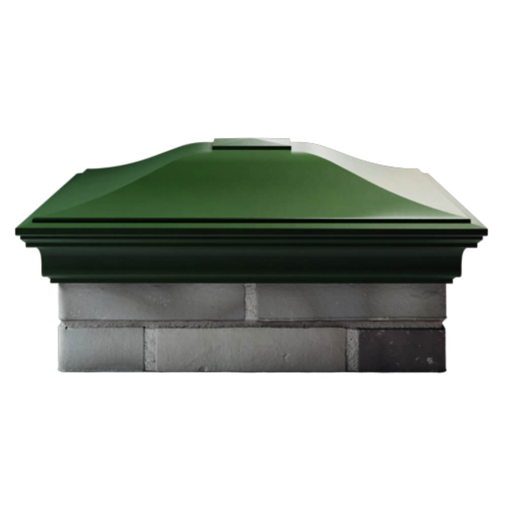 Колпак Zking Монблан Зеленый на столб 2х2 кирпича (515х515мм) в Аксубаево фото