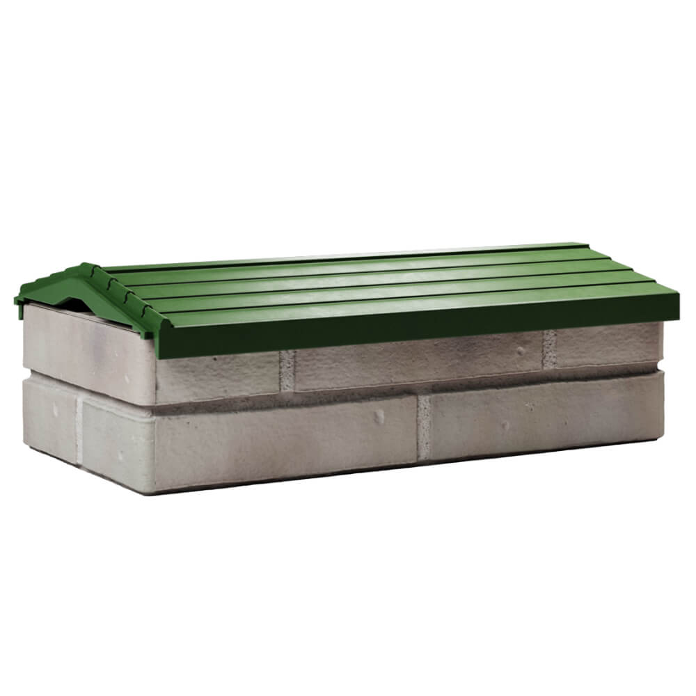 Парапет Zking Бона ХайТек Зеленый с посадкой на 1 кирпич (200/225/255мм) Аксубаево фото