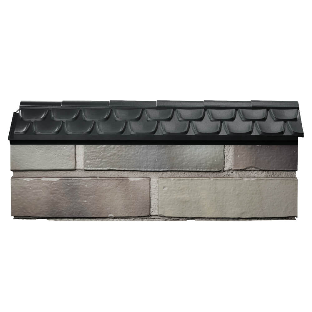 Парапет Zking Эльбрус Черный с посадкой на 0.5 кирпича (130мм) в Аксубаево фото